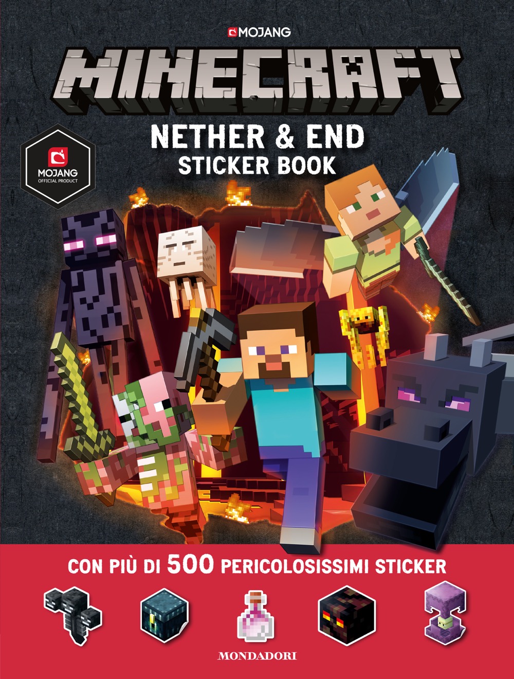 Minecraft. End & Nether sticker book - Ragazzi Mondadori