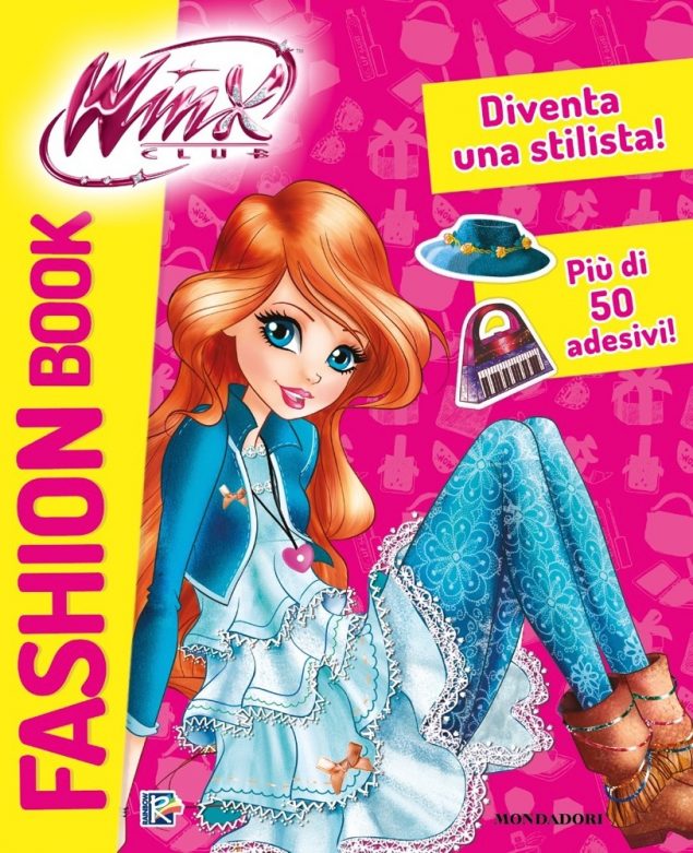 Winx Club Fashion book. Con adesivi